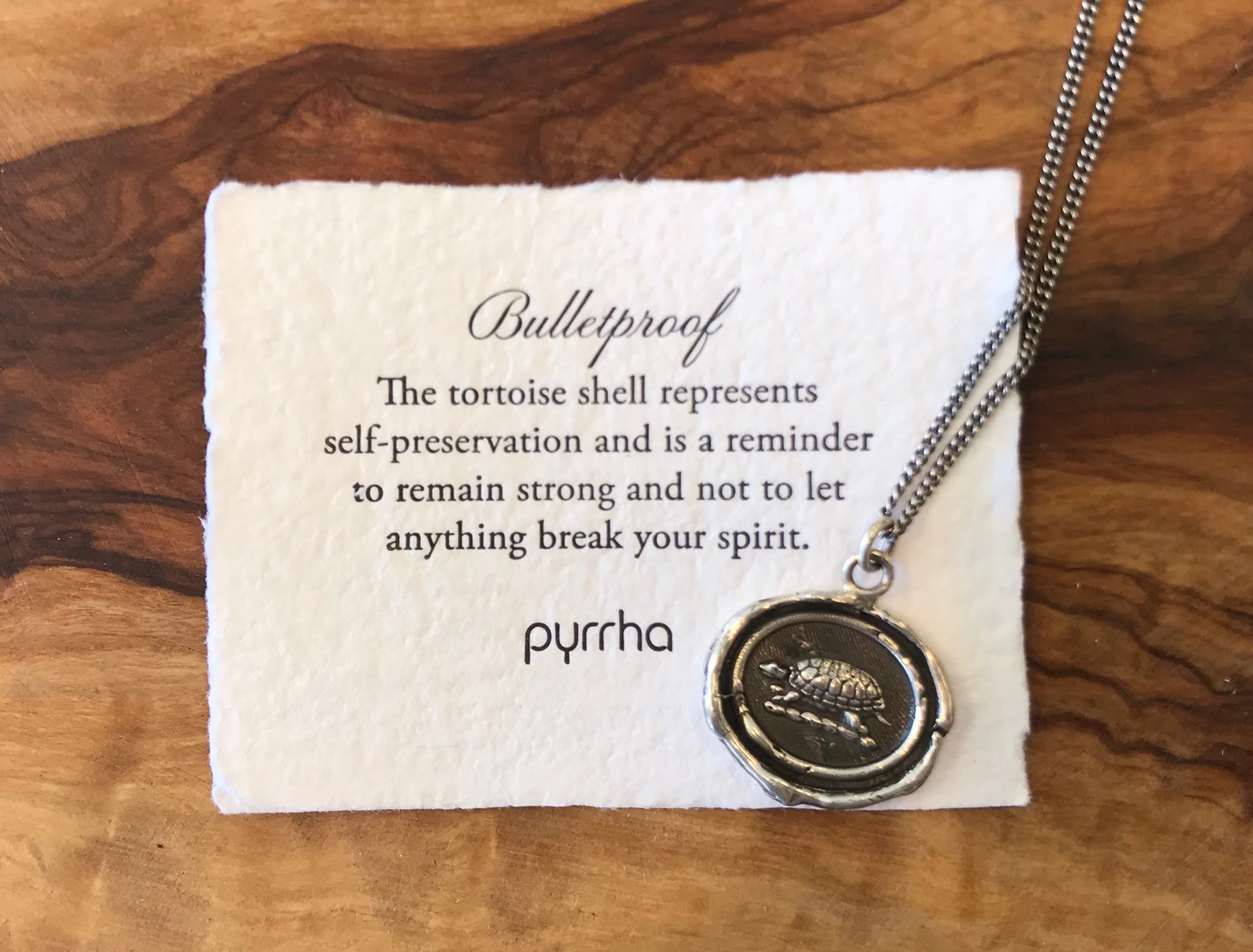 “Bulletproof” Silver Talisman - Pyrrah - Image 2