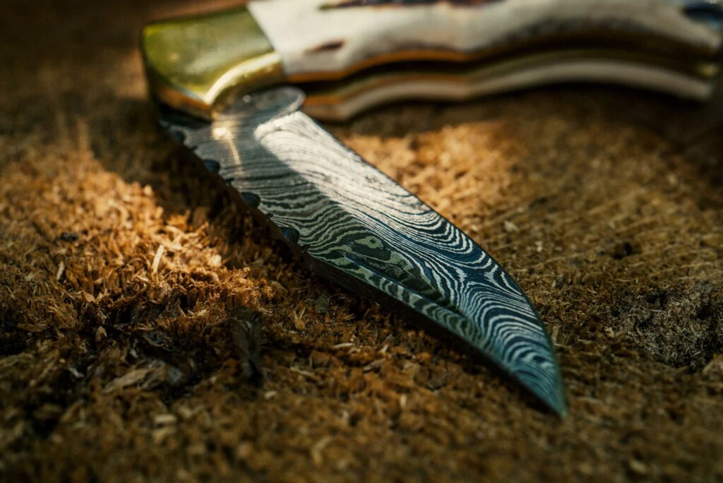 Deer Antler Pocket Knife- VG 33 - Image 2