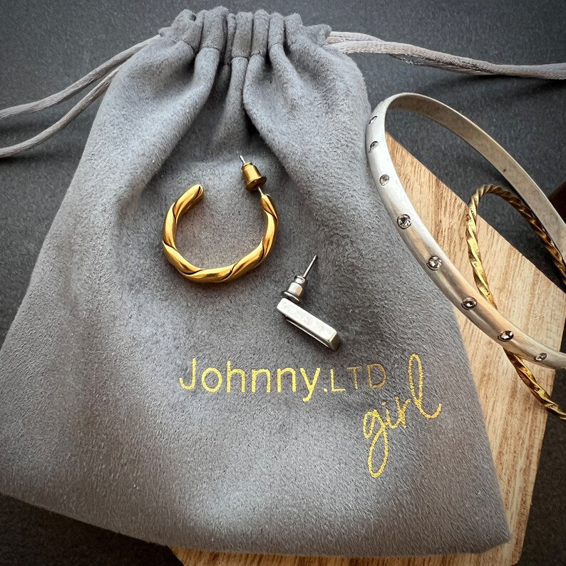 Gold Oval Clip Chain, 16, 17, 18 inch Necklace, JohnnyGirl, GBR-009 - Image 8