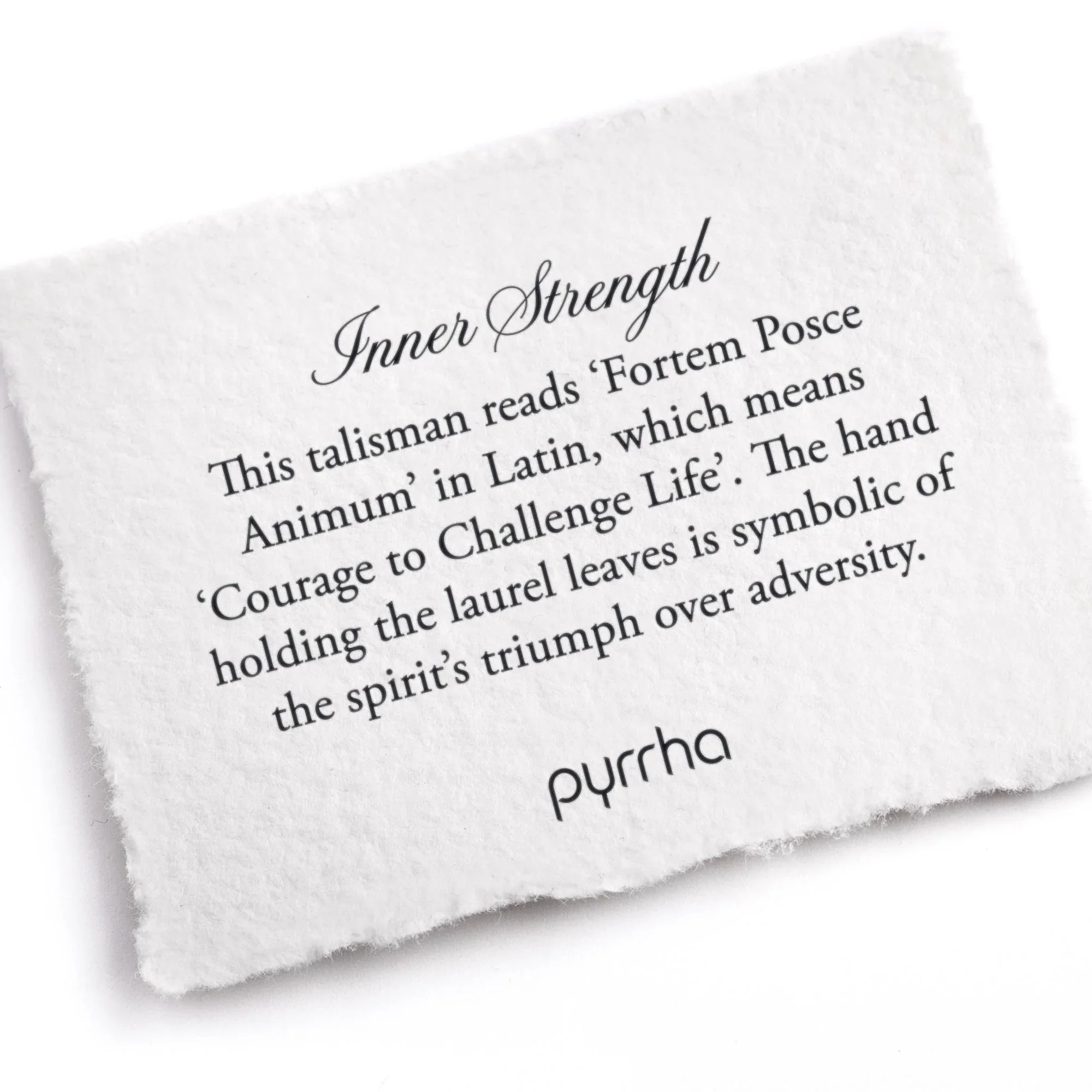 “Inner Strength” Silver Talisman - Image 2