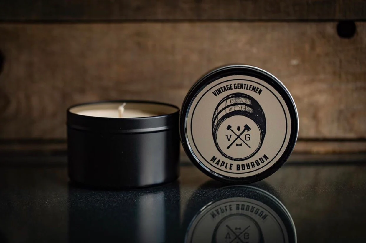 “Maple Bourbon” Soy Candle - Image 2
