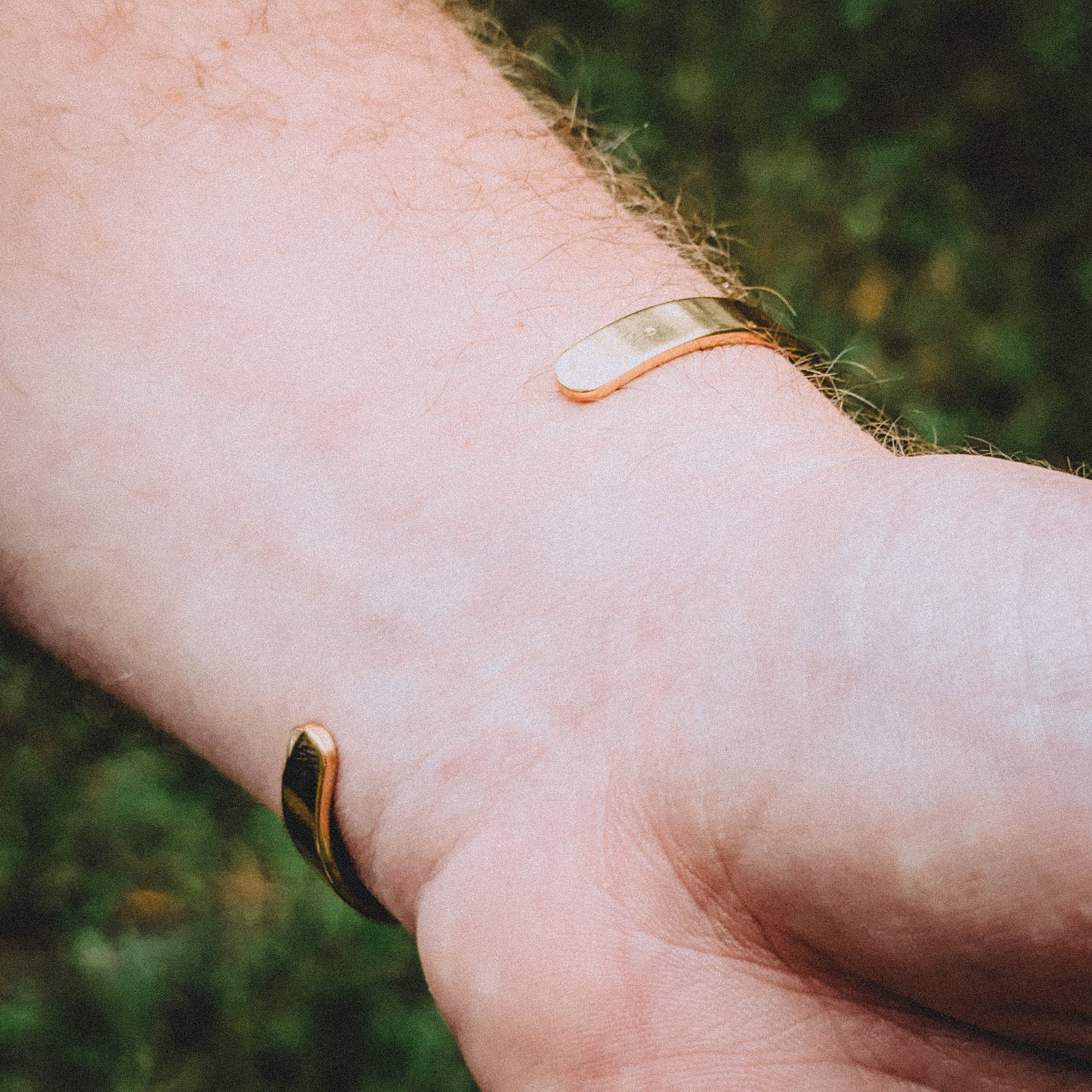 Mens Gold Cuff Bracelet - Image 7