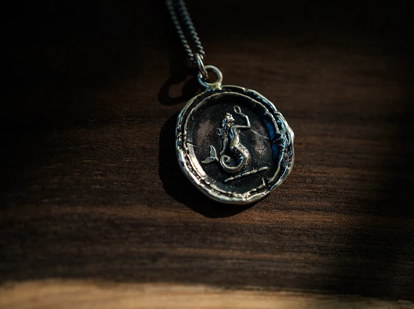“Mermaid” Silver Talisman - Pyrrha - Image 4