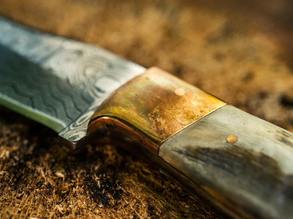 Ram’s Horn Fixed Blade Hunter Knife VG 102 - Image 3