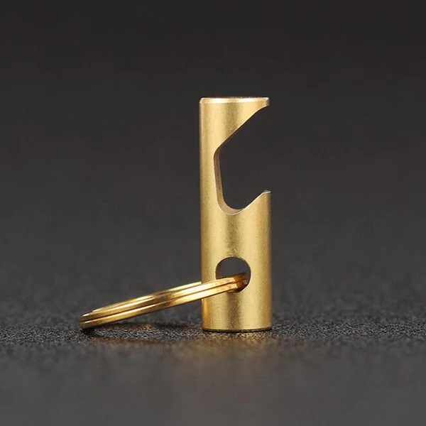Solid Brass Keychain Bottle Opener - Image 3