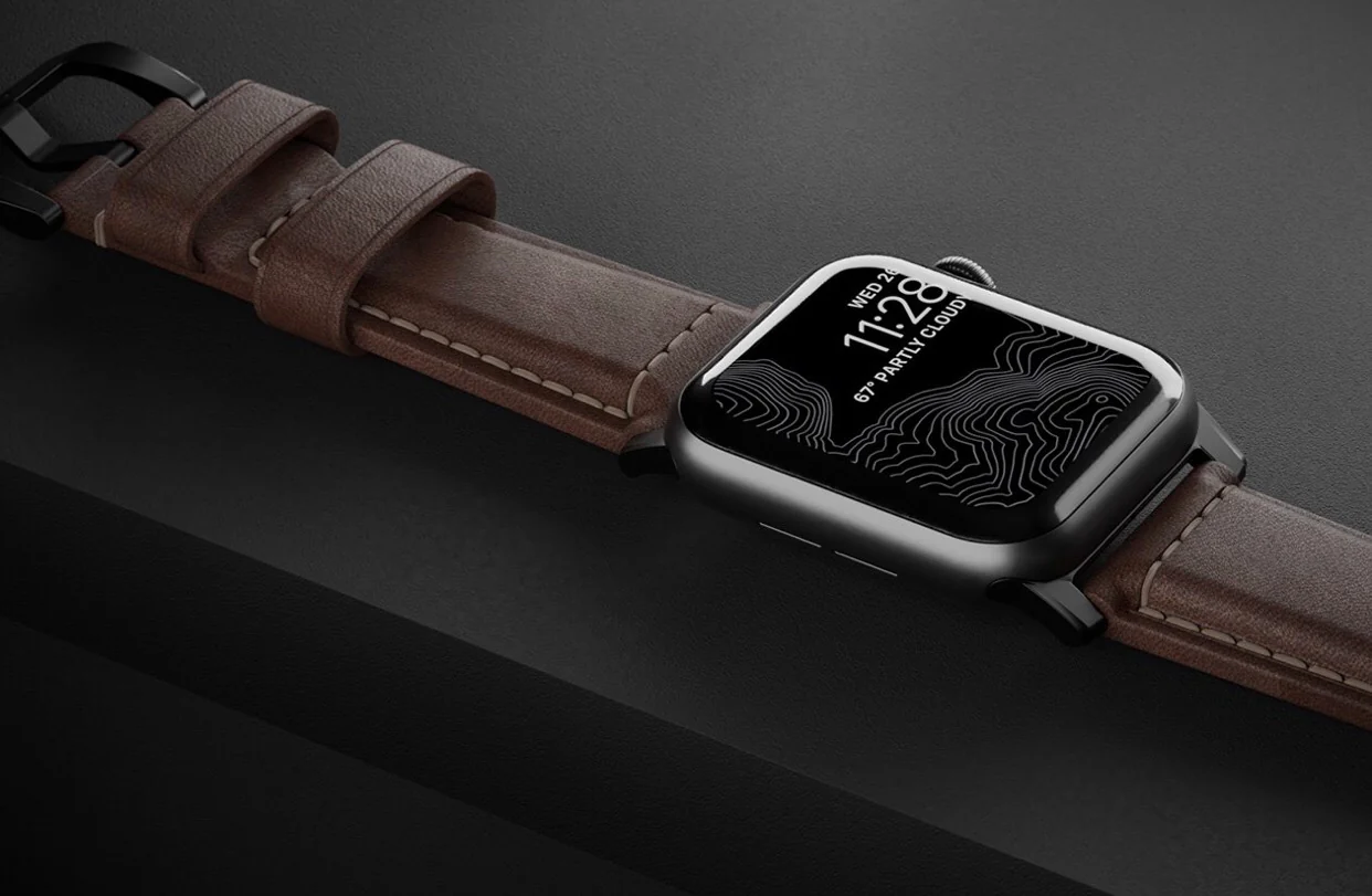 Traditional Leather Apple Watch Strap - Image 6