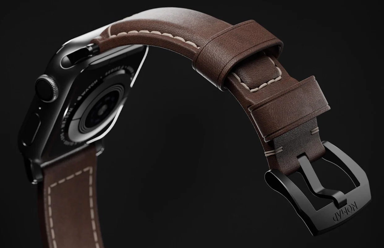 Traditional Leather Apple Watch Strap - Image 7